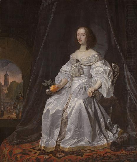 Princess Mary Stuart (1631-60). Widow of William II, prince of Orange, Johannes Lingelbach